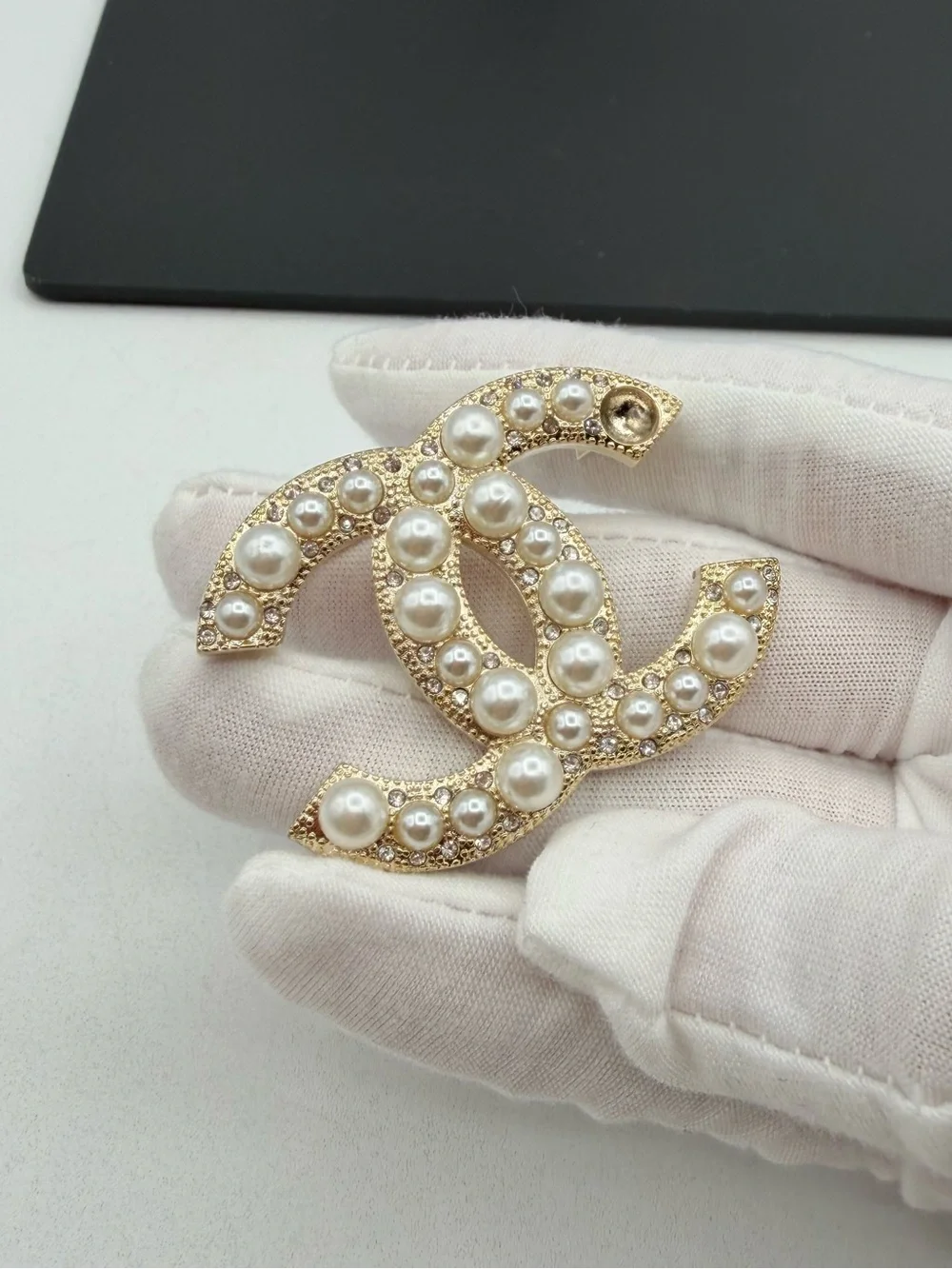 Chanel Mother Pearl Brooch Vintage